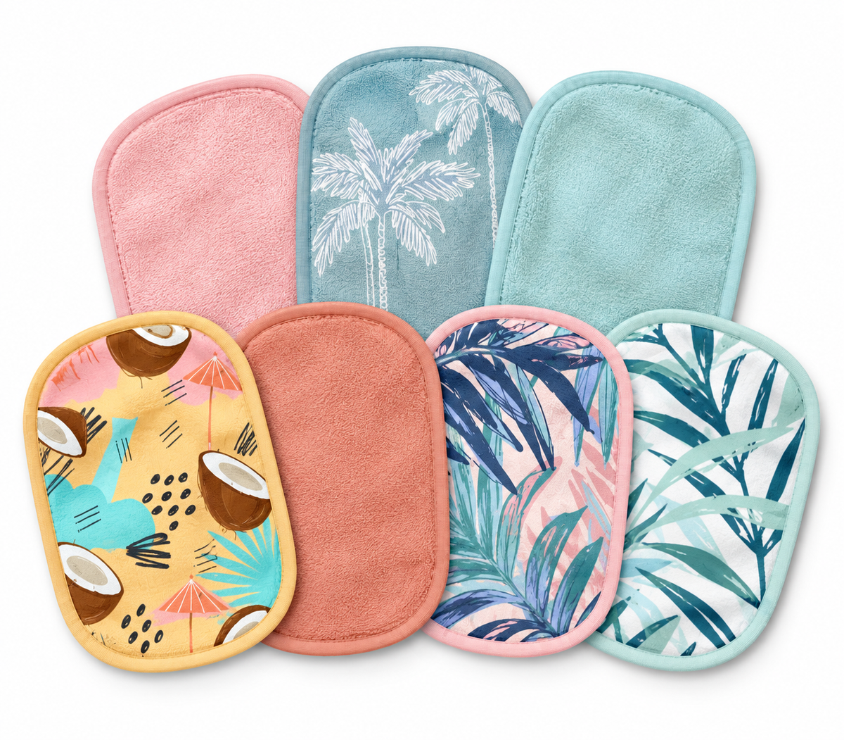 Summer seven-piece towel set, SKU MU0925