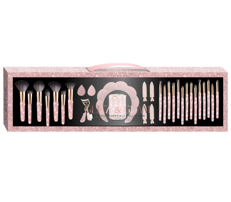 Blush Glitz & Glam | 30pc Essentials Collection Brush Set
