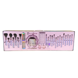 PEARL BLING Mega Glitz & Glam | 30pc Essentials Collection Brush Set | MU9690-B