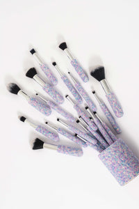 BLINGY PEARL Glitz & Glam | 26pc Essentials Collection Brush Set | MU9690