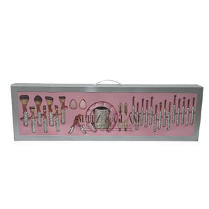 SILVER/PINK Glitz & Glam | 30pc Essentials Collection Brush Set | MU9887