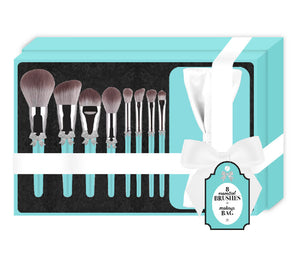 The Tiffany Set/Bling Bow | 9pc Essentials Collection Brush Set | PRE ORDER!