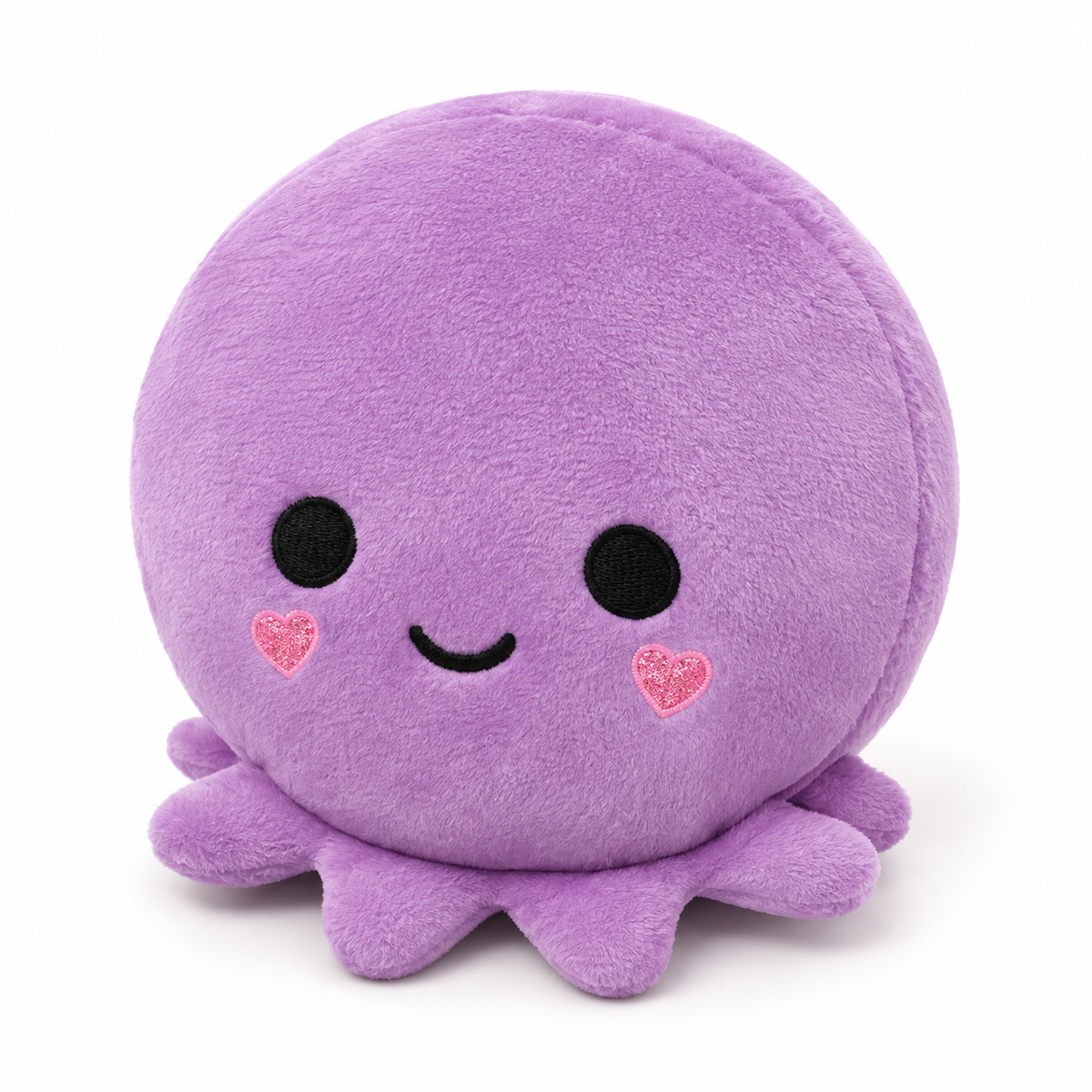 Octopus 2-in-1 eye mask travel pillow, compact plush front view