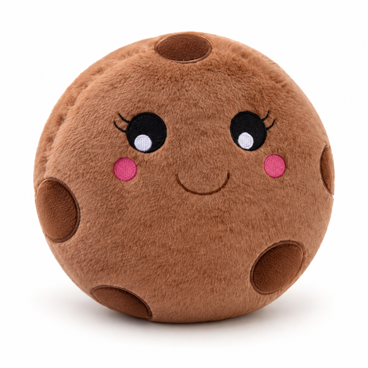 Cookie 2-in-1 eye mask travel pillow, compact plush front view