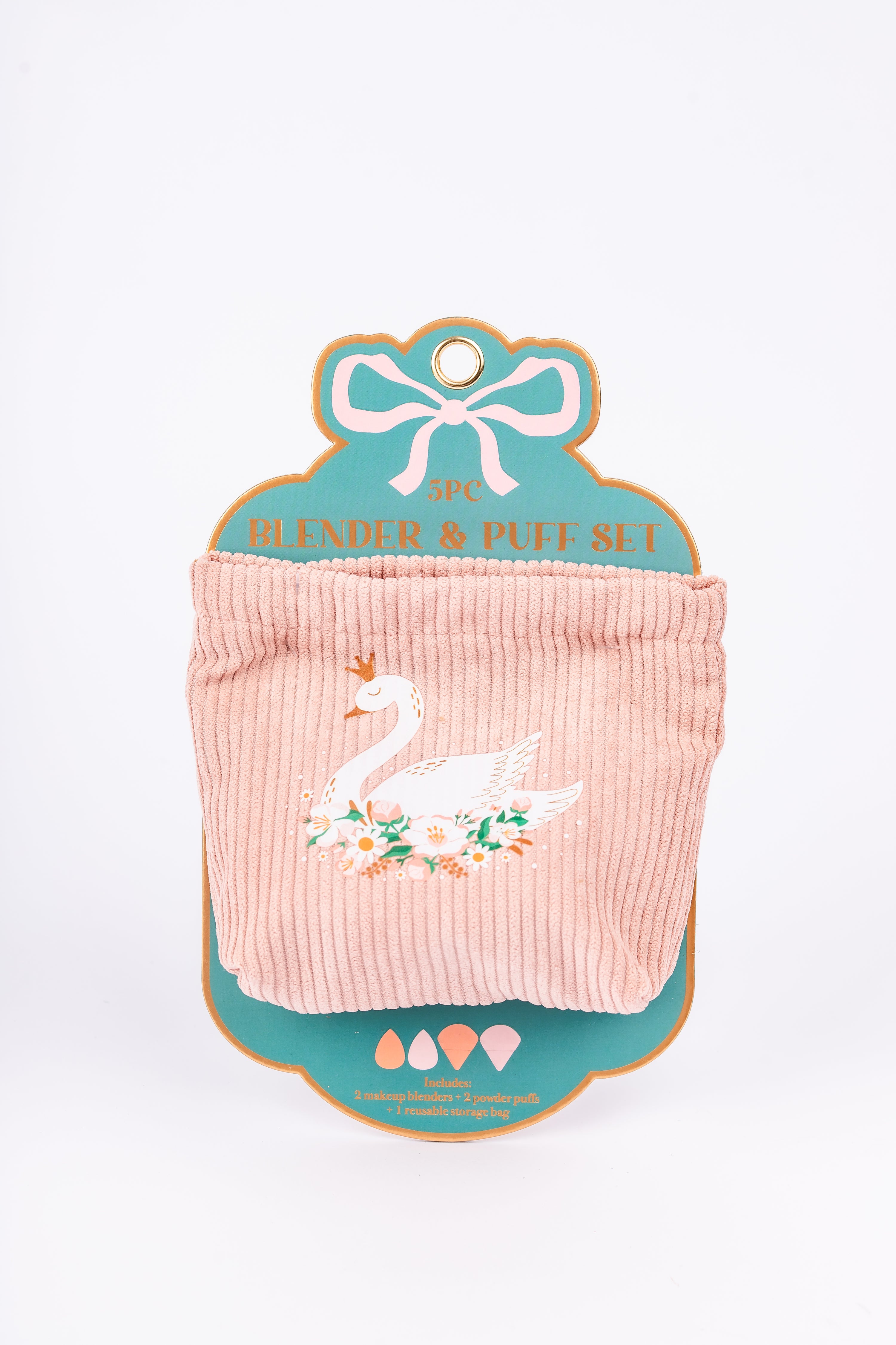 Primrose 5pc Powder Puff & Blender Set