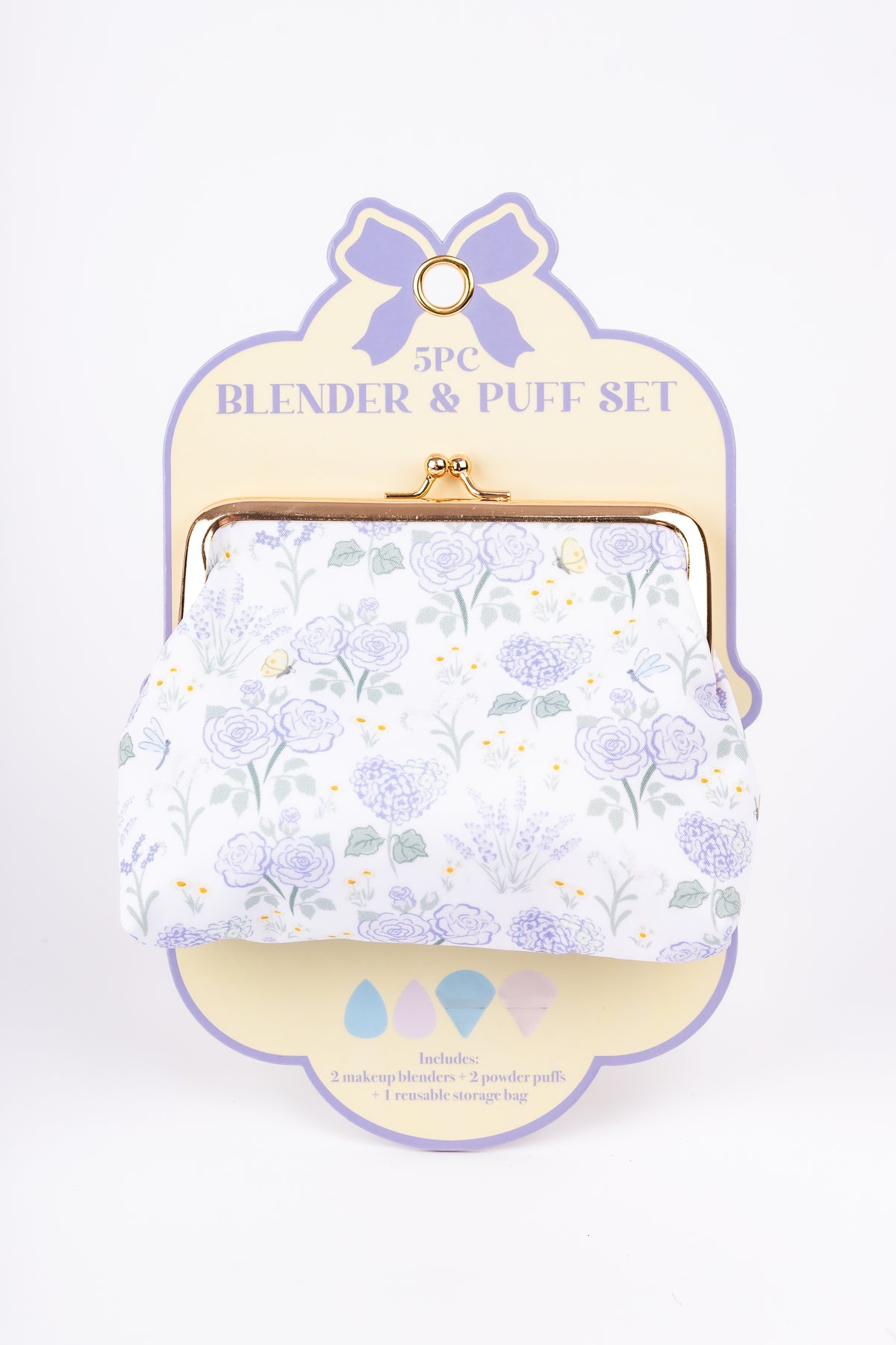 Primrose 5pc Powder Puff & Blender Set