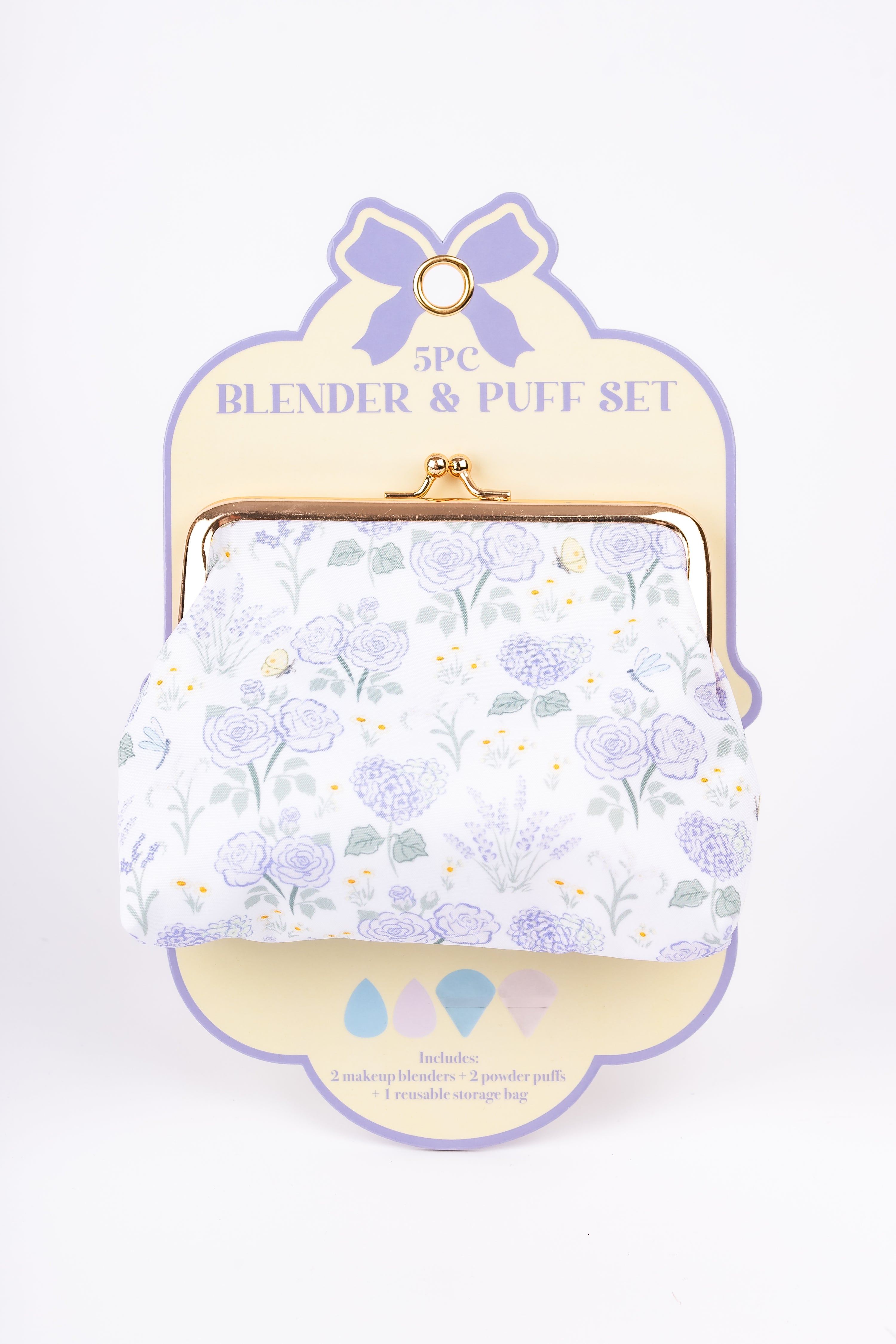 Primrose 5pc Powder Puff & Blender Set