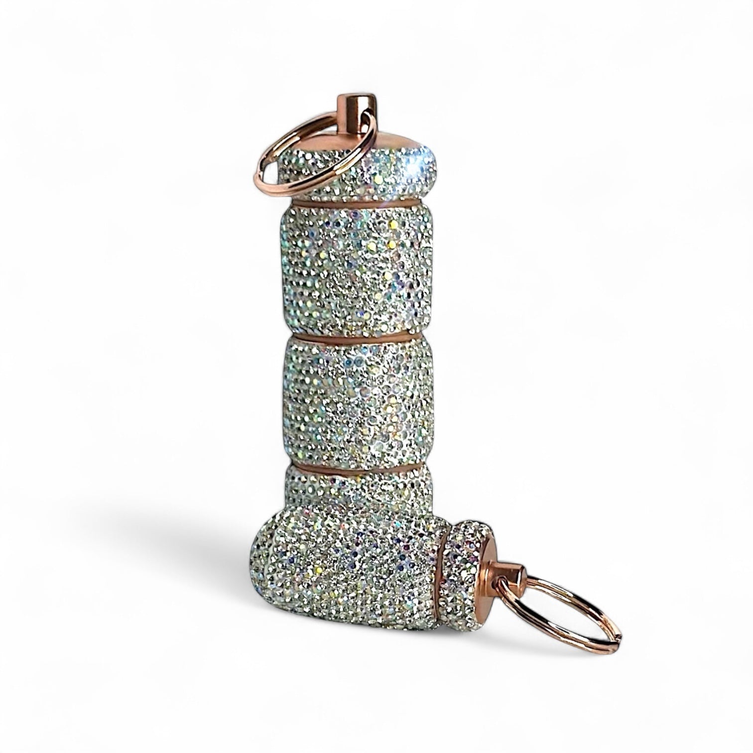 Glitz & Glam Travel Pill Cases with Keychain