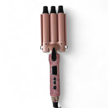 Load image into Gallery viewer, Glitz &amp; Glam Triple Barrel HAIR WAVER
