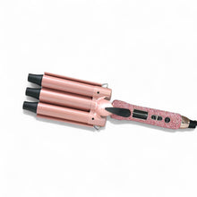 Load image into Gallery viewer, Glitz &amp; Glam Triple Barrel HAIR WAVER

