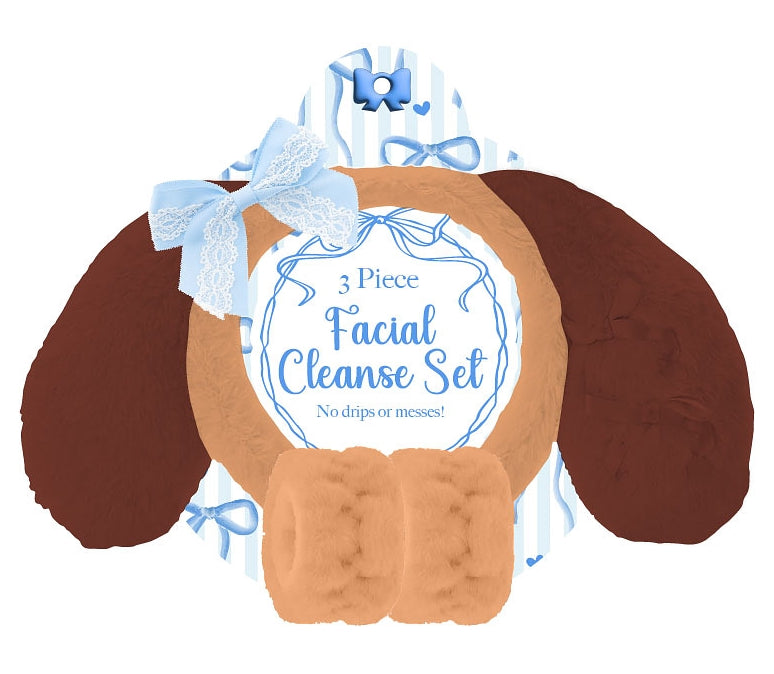 3pc Facial Cleanse Set