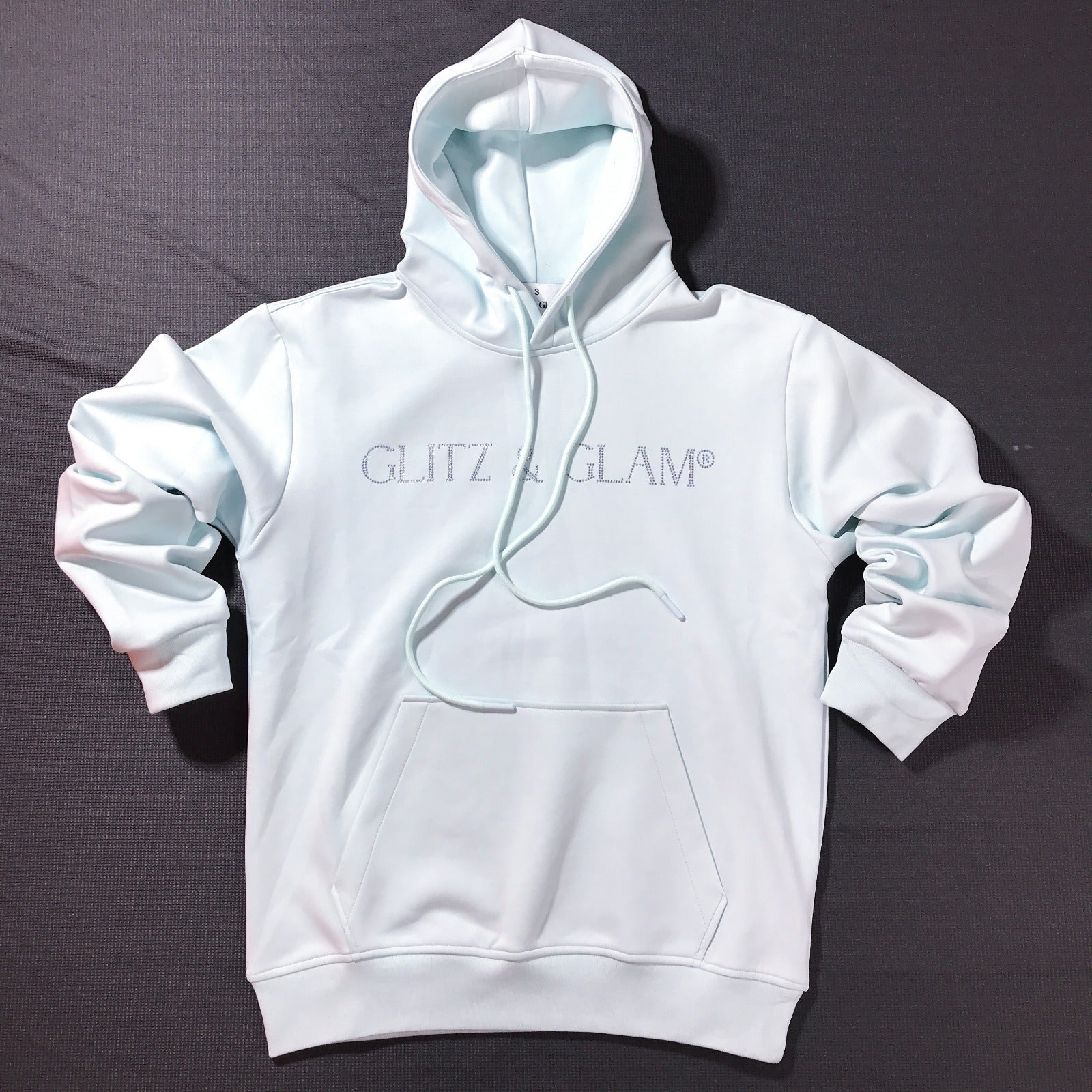 Glitz & Glam Hoodie | Icy Blue