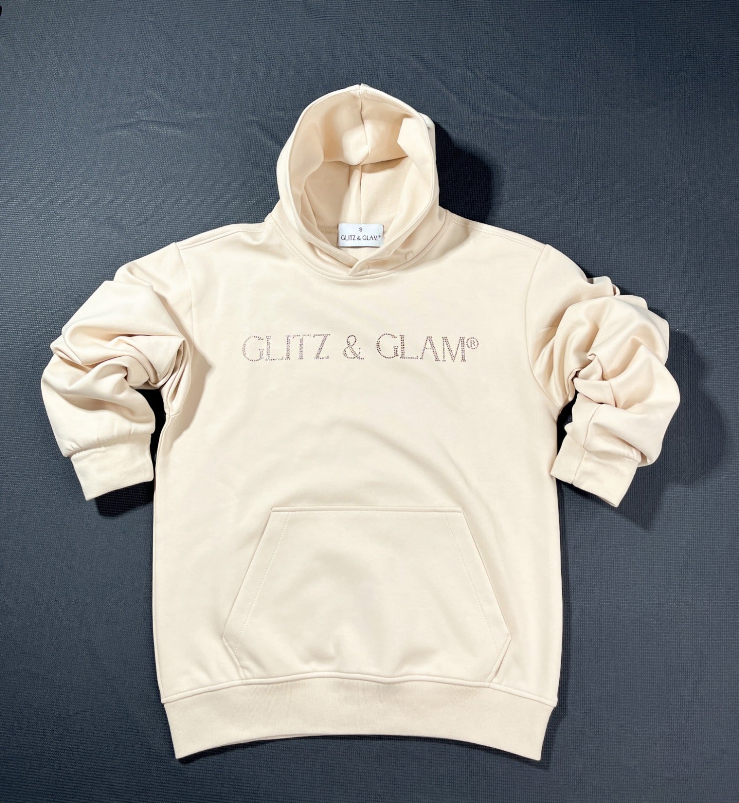 Glitz & Glam Hoodie | Champagne