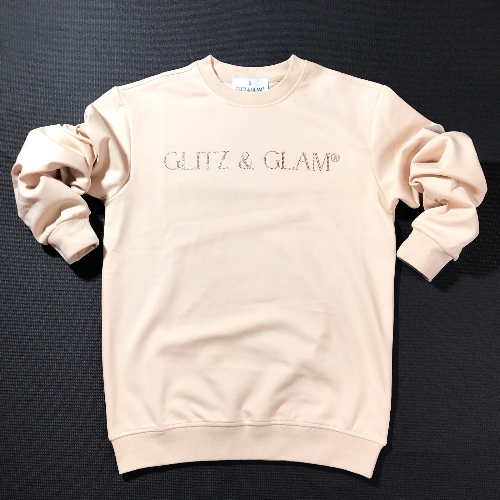 Glitz & Glam Crew Neck | Champagne