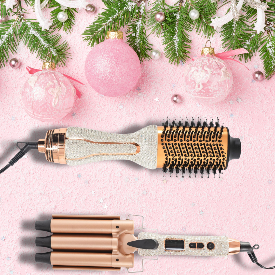 Glitz & Glam Silver Hair Tool Bundle
