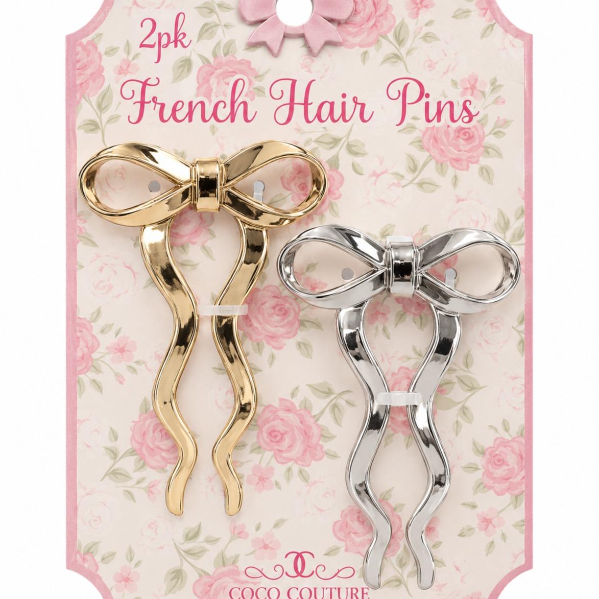 CocoCouture Bow Hair Pin & Clip Sets