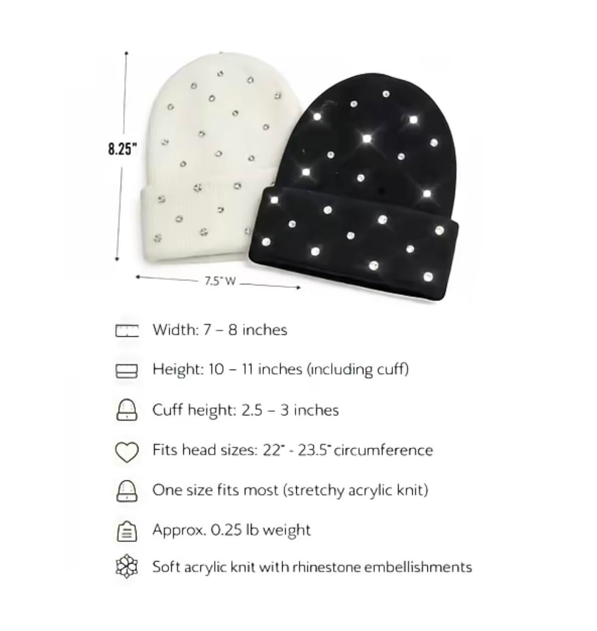 Rhinestone Beanie