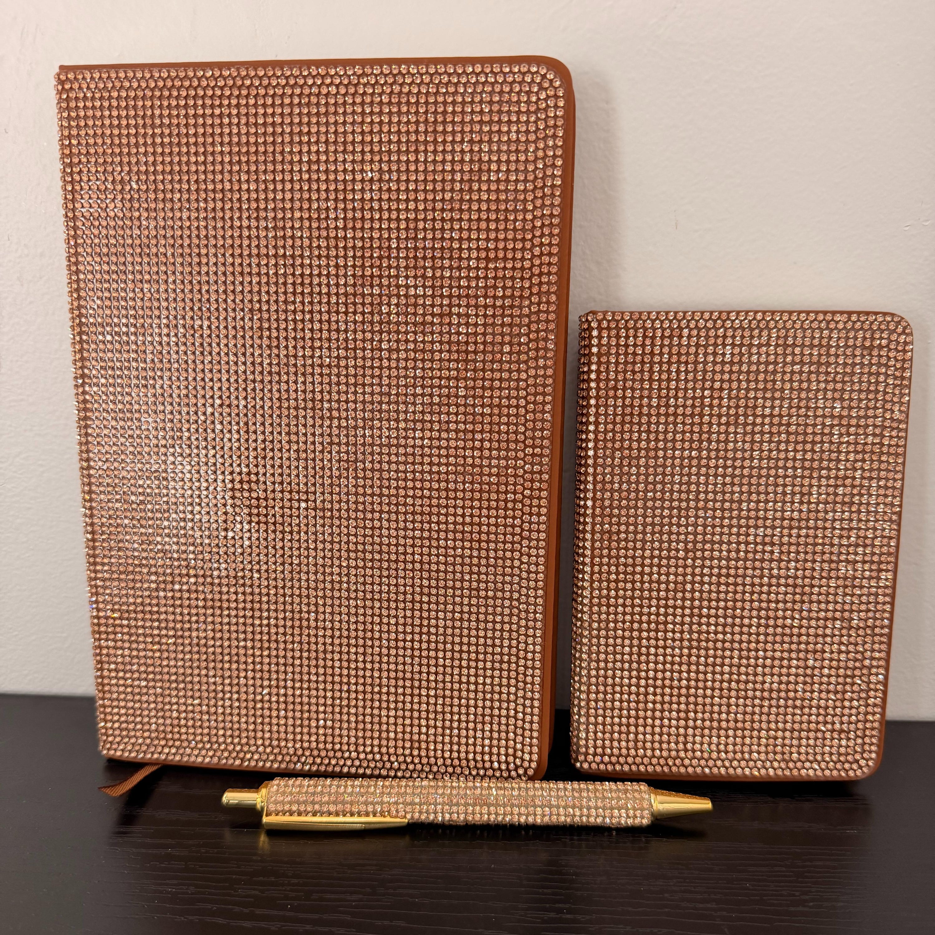 Diamond Studded Notebook & Pen Set
