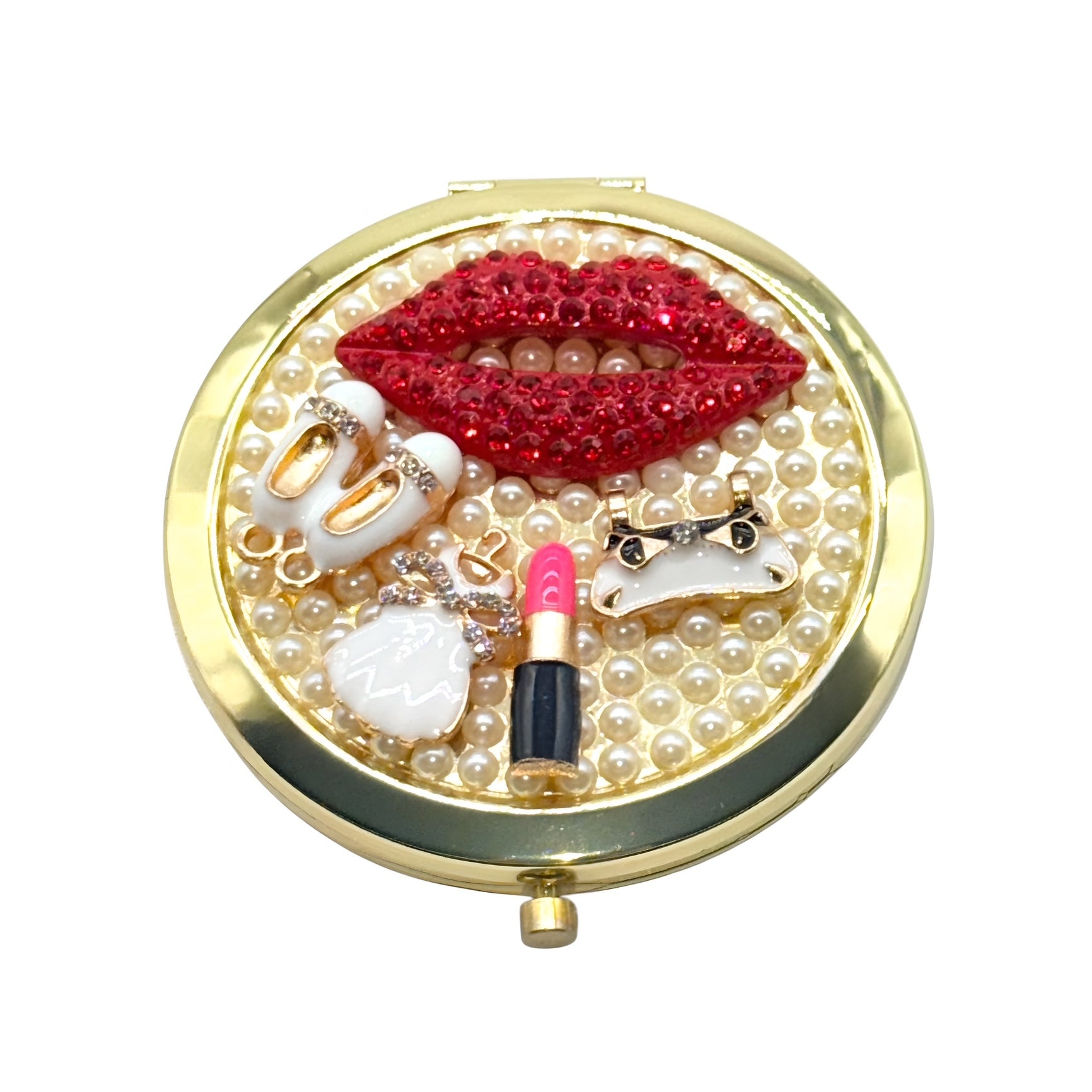 RED BLING LIPS Compact Mirror | LIMITED EDITION | MIR643