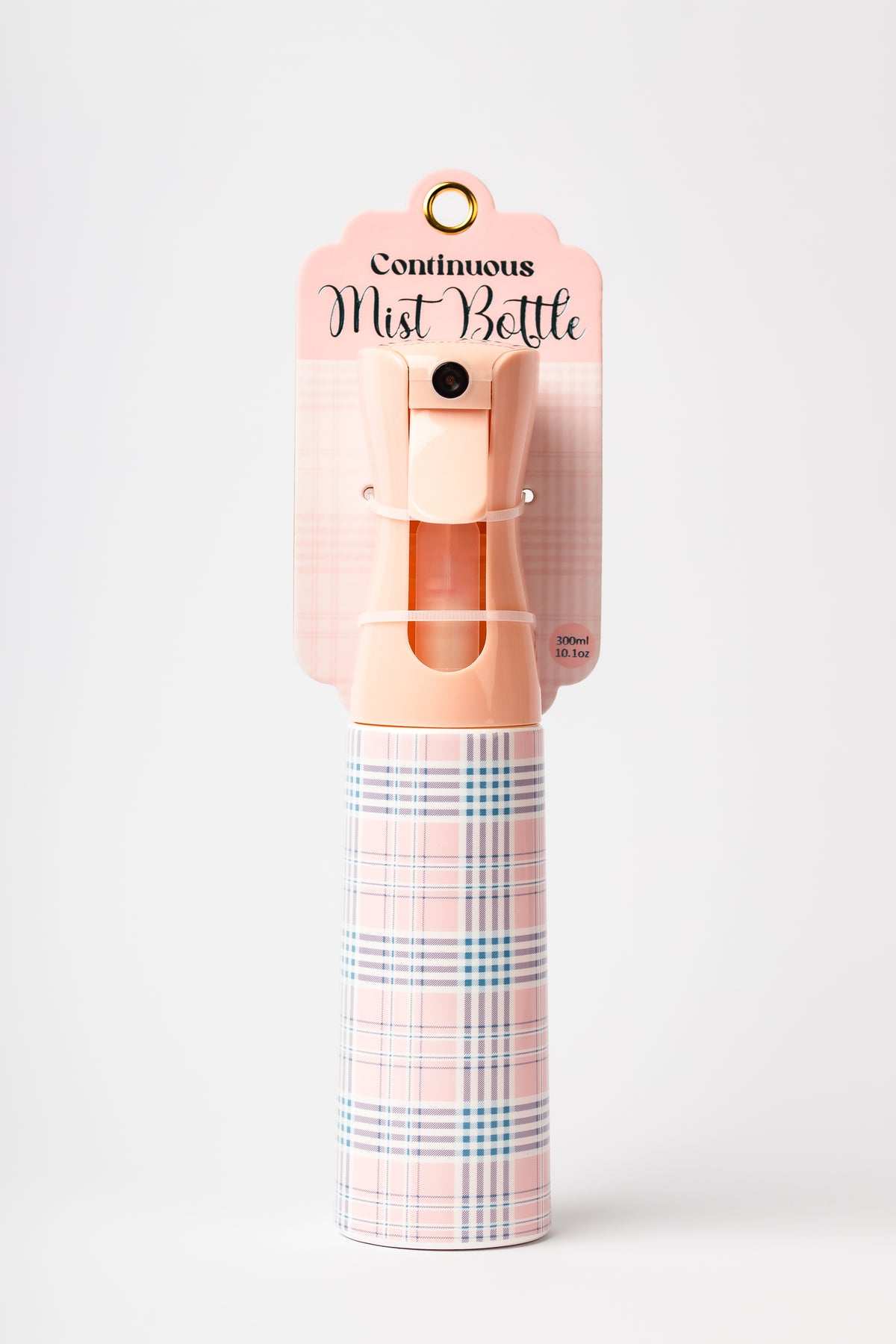 CoquetteCouture Pinky Plaid continuous mist bottle