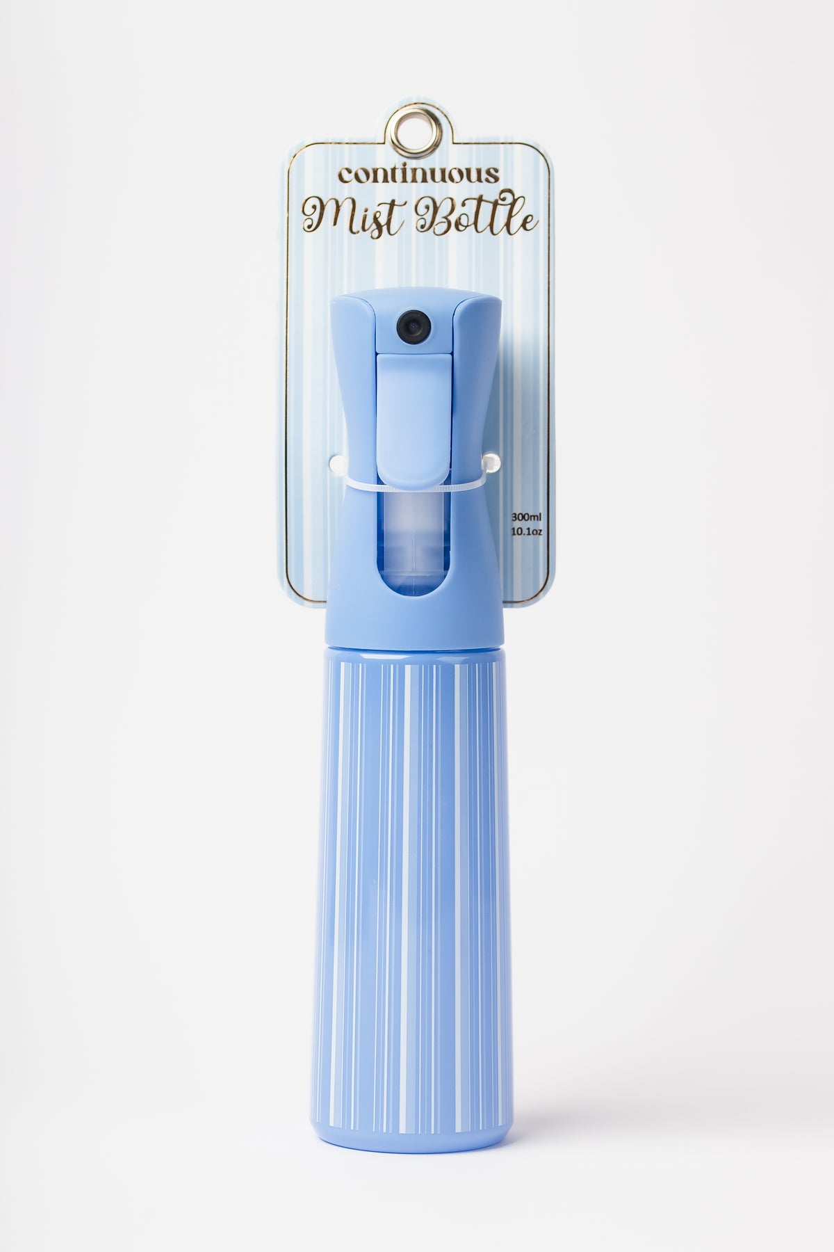CoquetteCouture Blue Tight Stripes continuous mist bottle