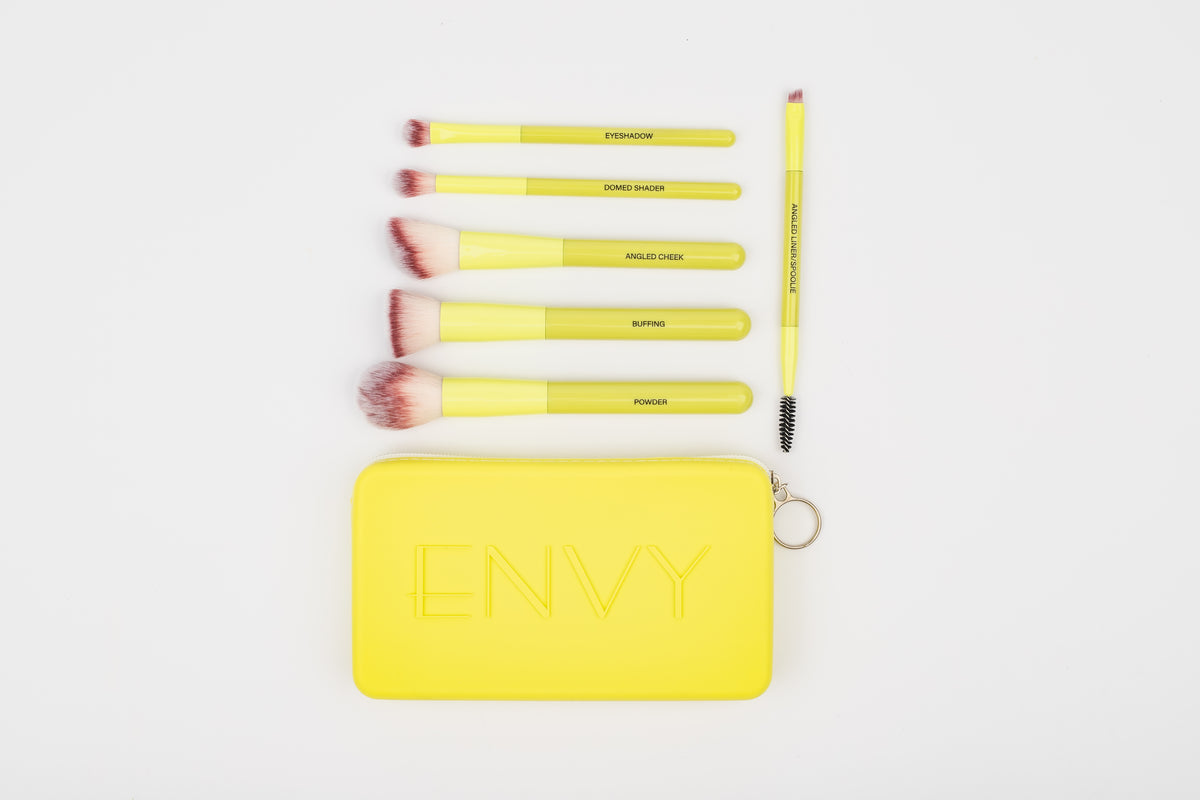 Lime-arita ENV18896 six brushes and silicone case