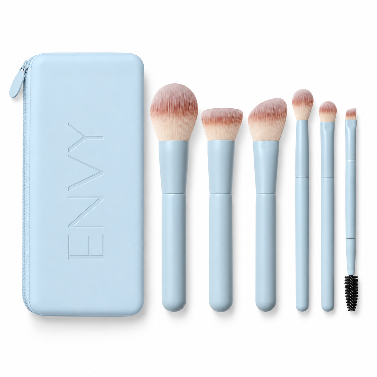 Baby Blue ENV877 six brushes and silicone case