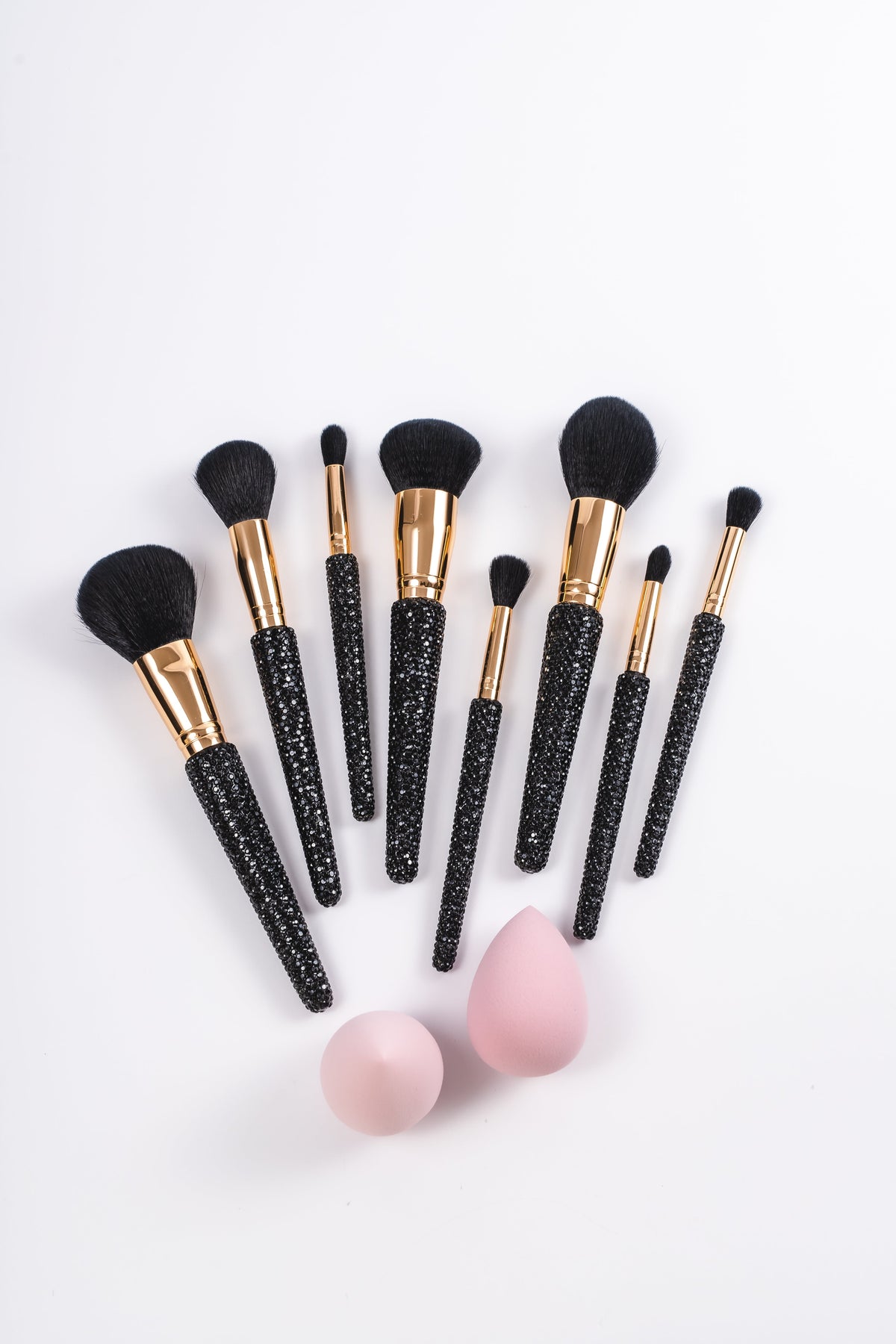 Black Glitz & Glam 10pc Essentials Collection Brush Set, photo 2