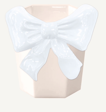 Pearlized Blue Bow Glitz & Glam | 9pc Essential Brush Set