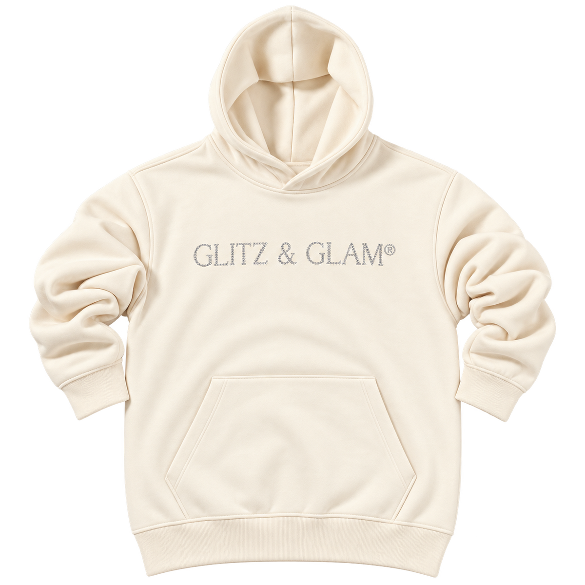 Background-free product photo of Glitz & Glam Hoodie | Champagne
