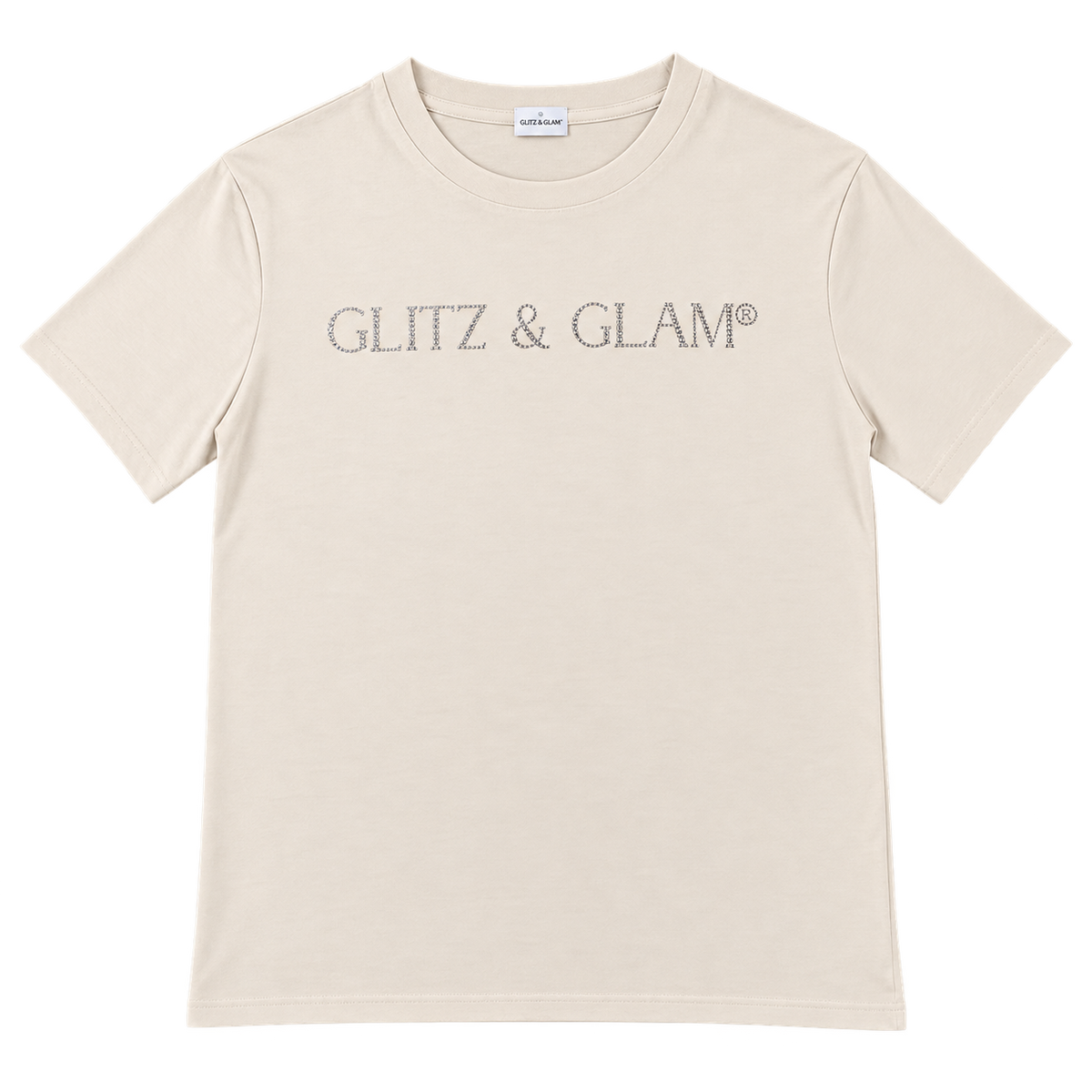 Background-free product photo of Glitz & Glam T-Shirt | Champagne