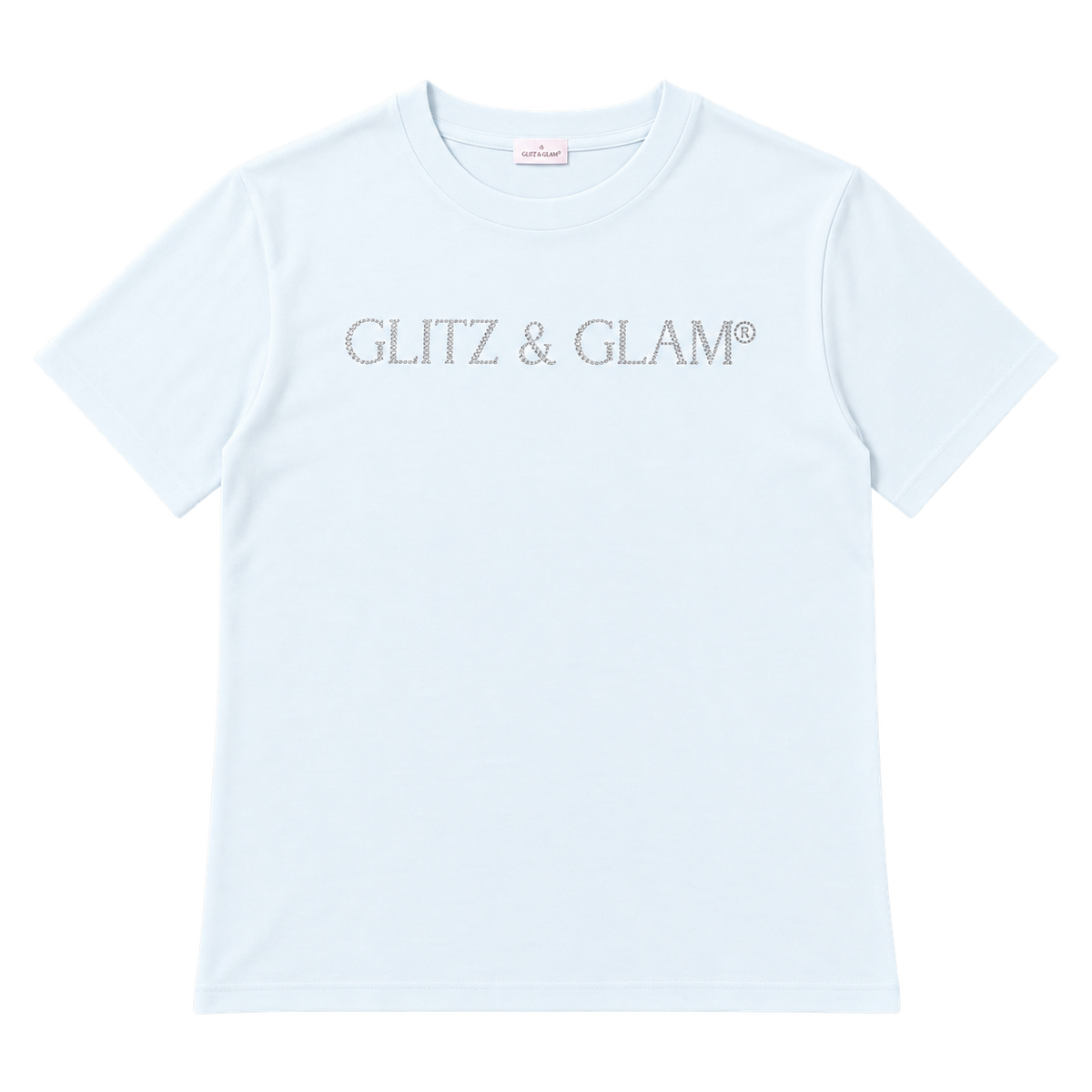 Background-free product photo of Glitz & Glam T-Shirt | Icy Blue