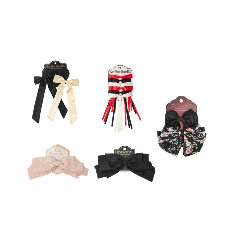 All five Hair Bow Accessories styles