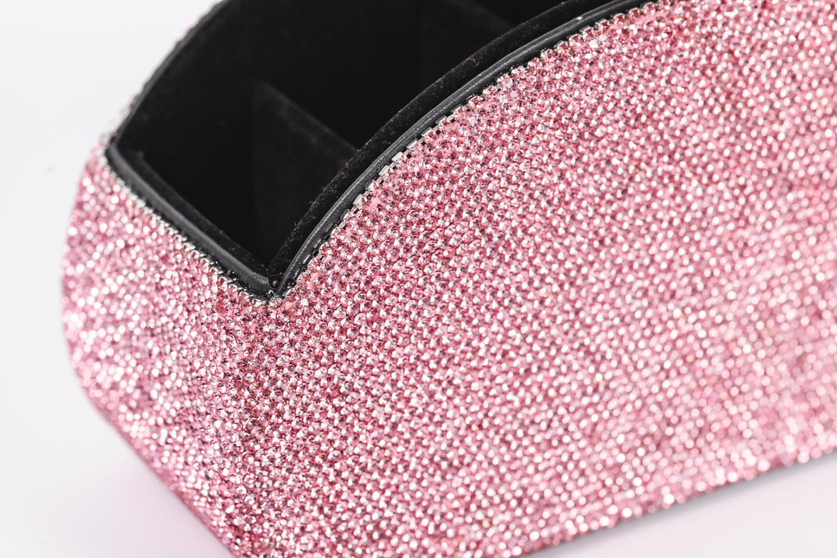 Pink Glitz & Glam Half Moon Makeup Brush Holder | GG4685, product view 3