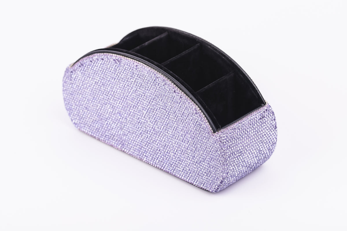 Violet Glitz & Glam Half Moon Makeup Brush Holder | GG4689, product view 5