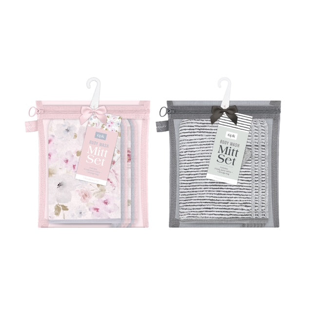 Body Wash Mitt Set