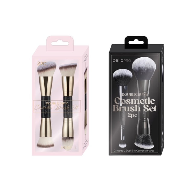 BellaPro 2pc Dual Ended Brush Set