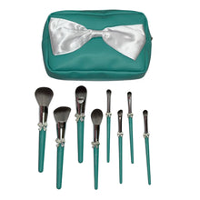 Load image into Gallery viewer, THE TIFFANY SET/BLING BOW Glitz &amp; Glam | 9pc Essentials Collection Brush Set | MUB430
