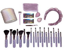 Load image into Gallery viewer, PEARL BLING Mega Glitz &amp; Glam | 30pc Essentials Collection Brush Set | MU9690-B
