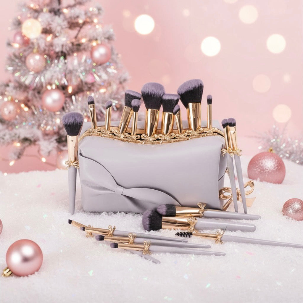 PRE ORDER Lavender Bow Primrose | 19pc Brush set