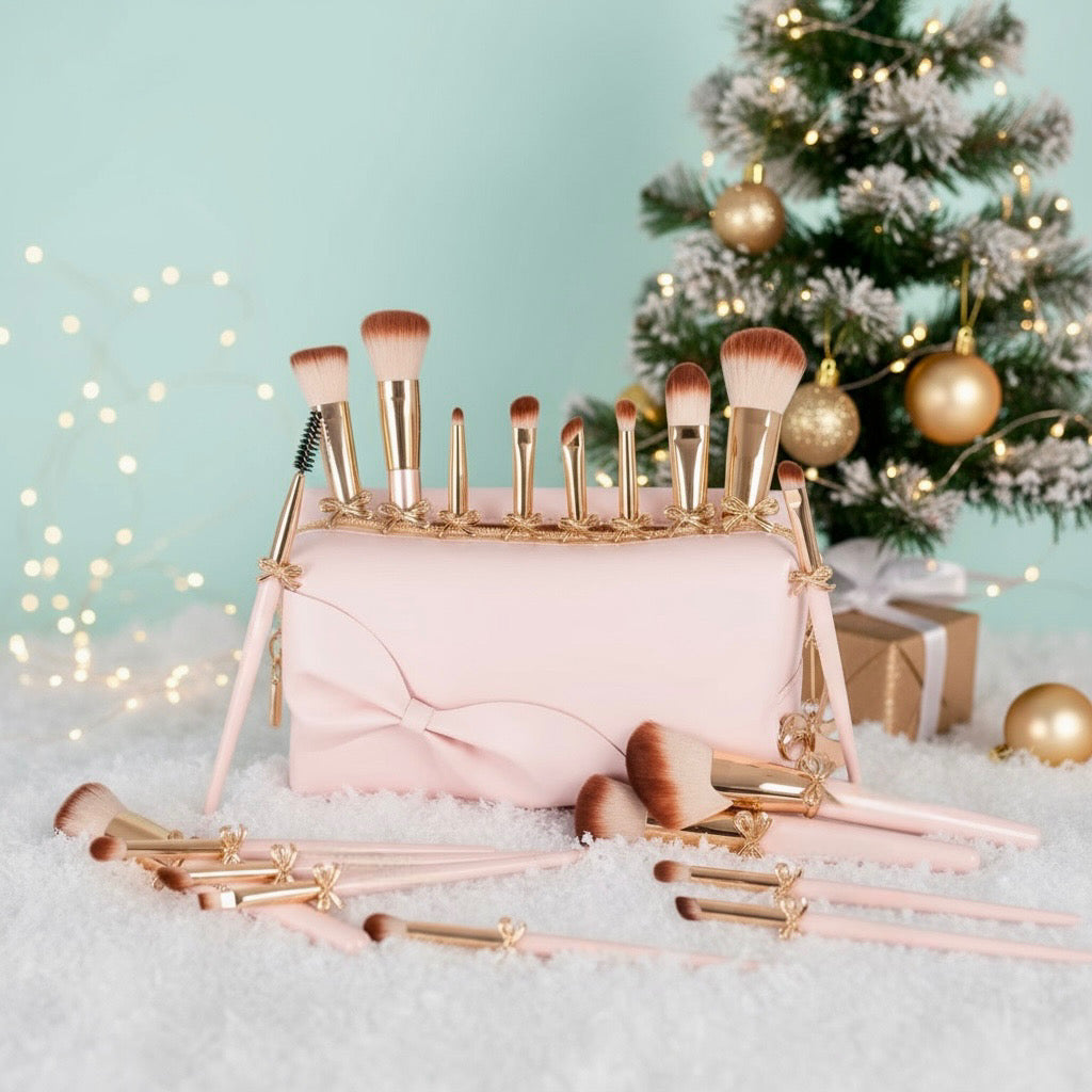 PRE ORDER Pink Bow Primrose | 19pc Brush set