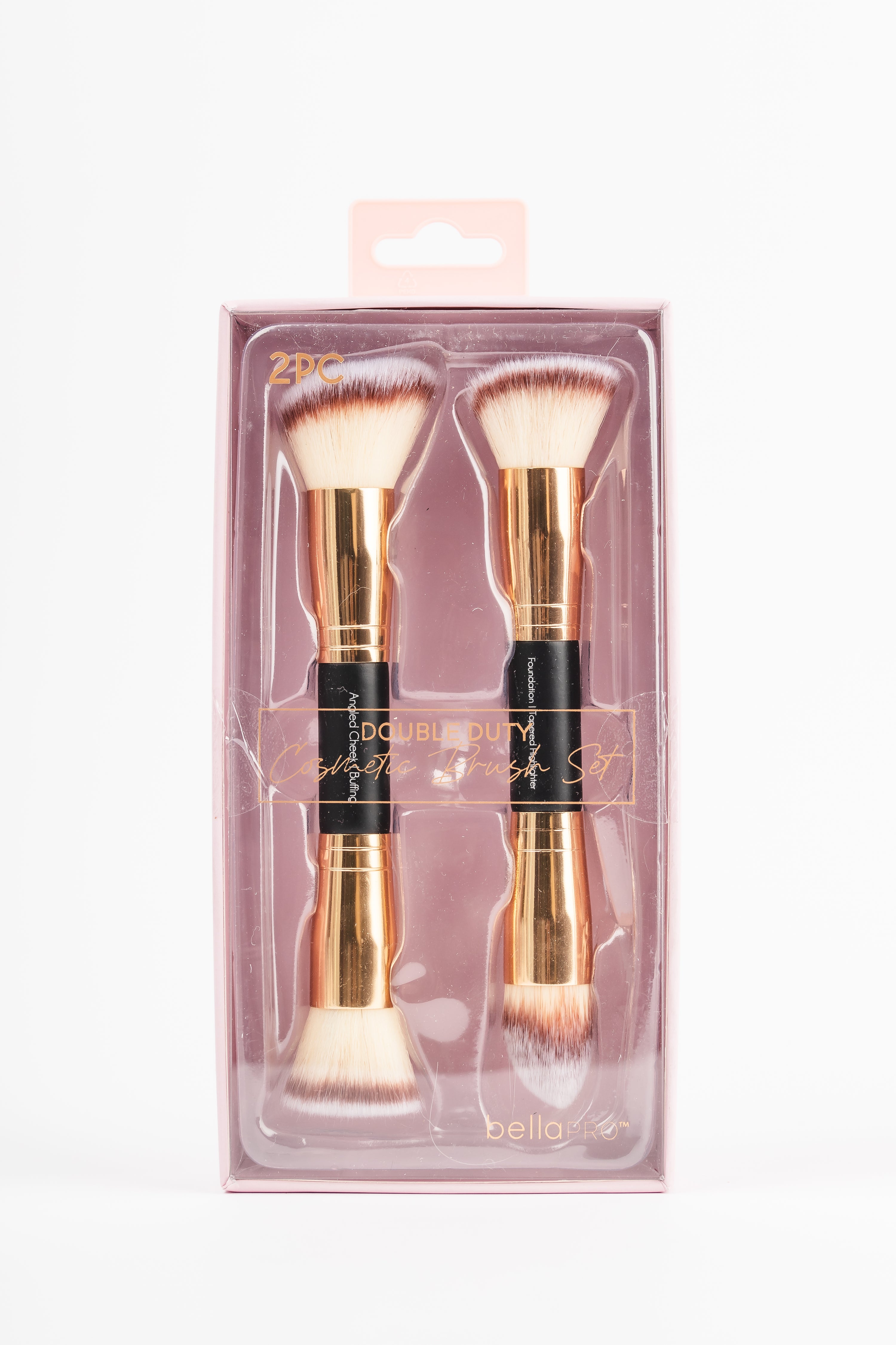 BellaPro 2pc Dual Ended Brush Set