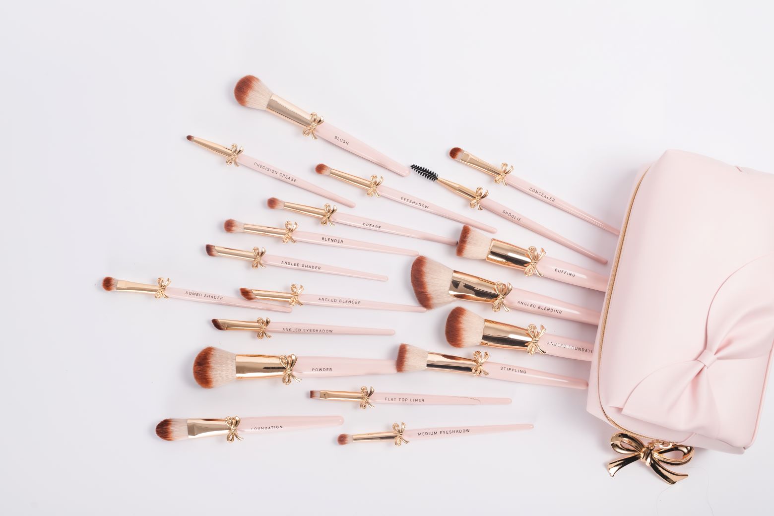 PRE ORDER Pink Bow Primrose | 19pc Brush set