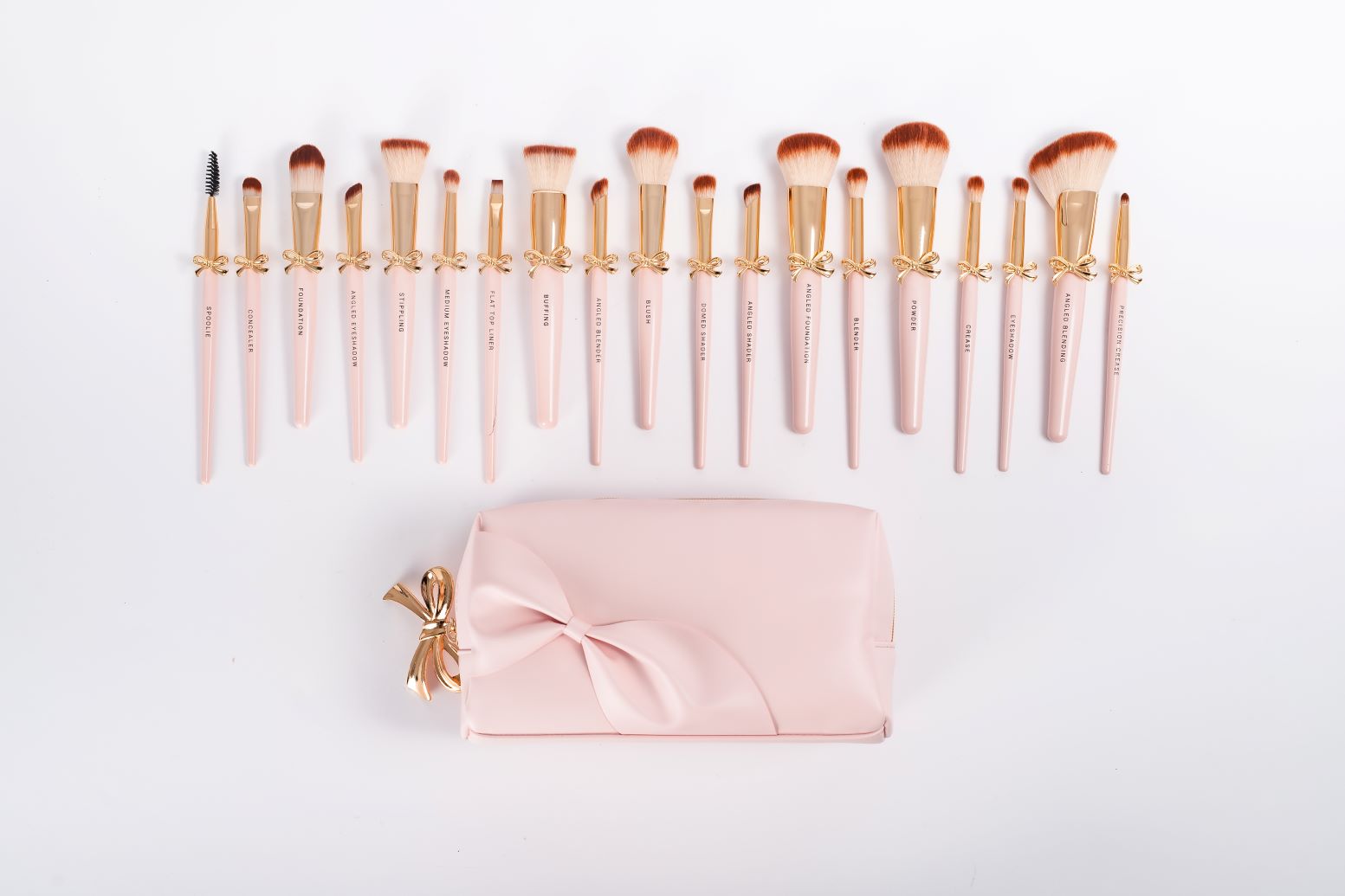 PRE ORDER Pink Bow Primrose | 19pc Brush set