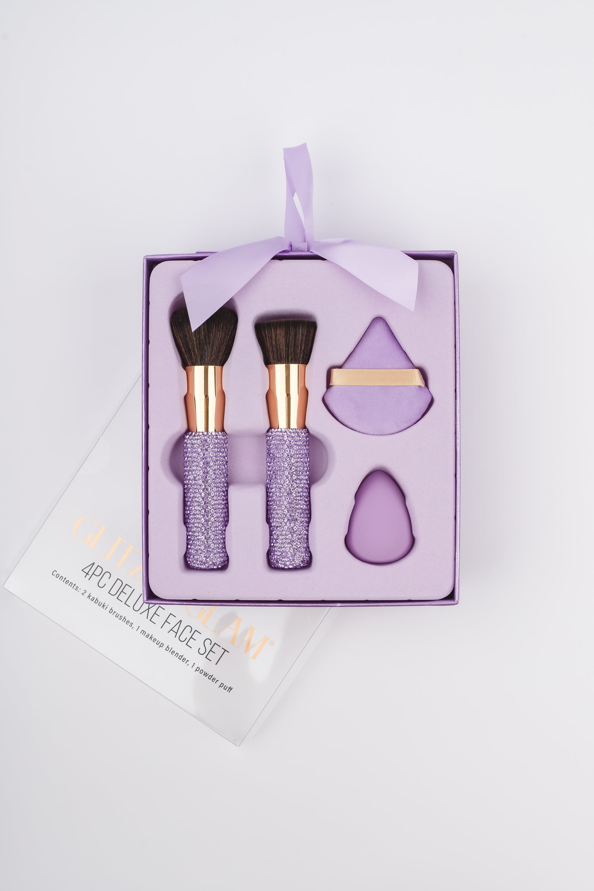 Light Purple Glitz & Glam |4pc Deluxe Face Set | GG26399