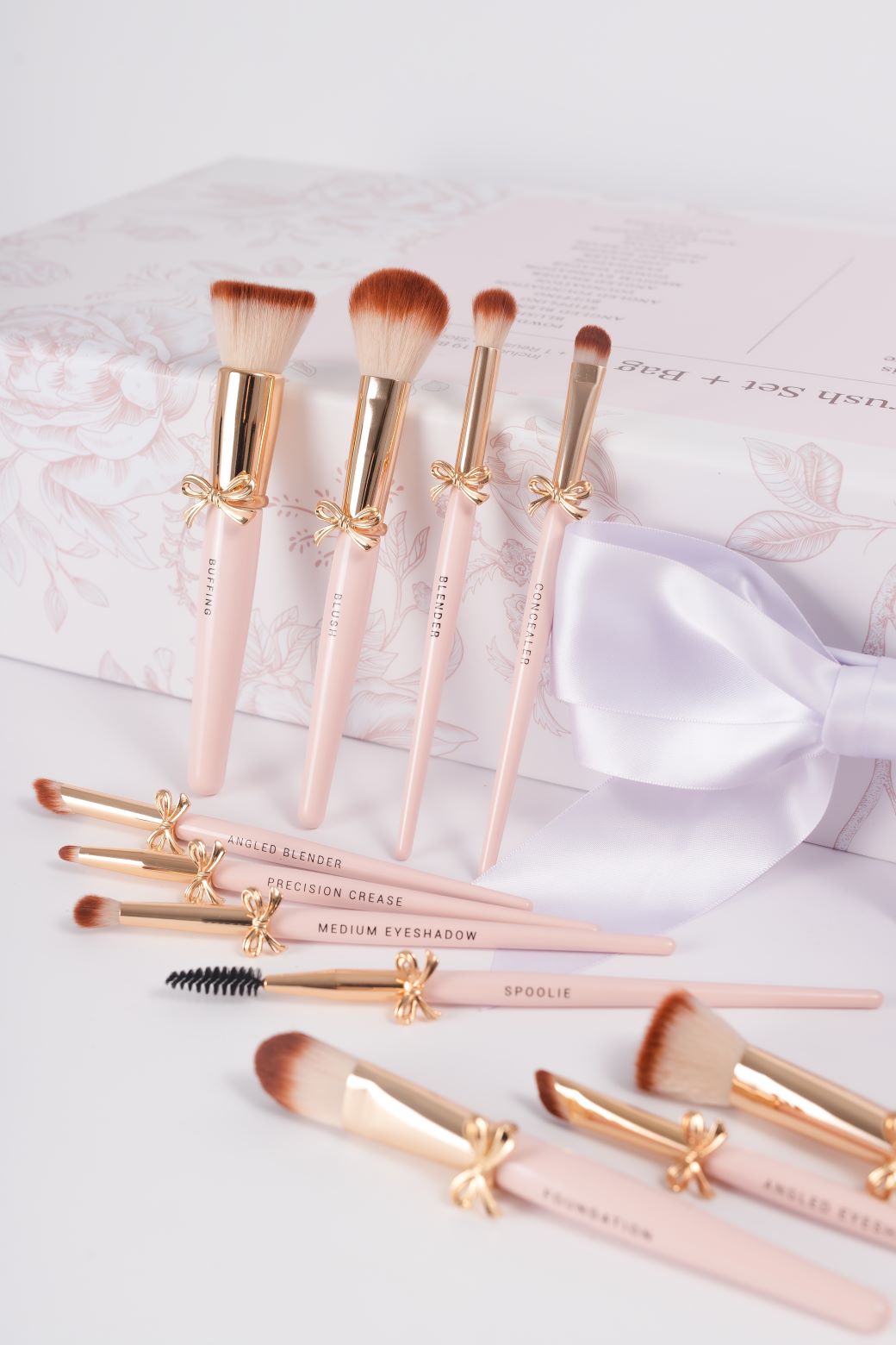 Pink Bow Primrose | 19pc Brush set