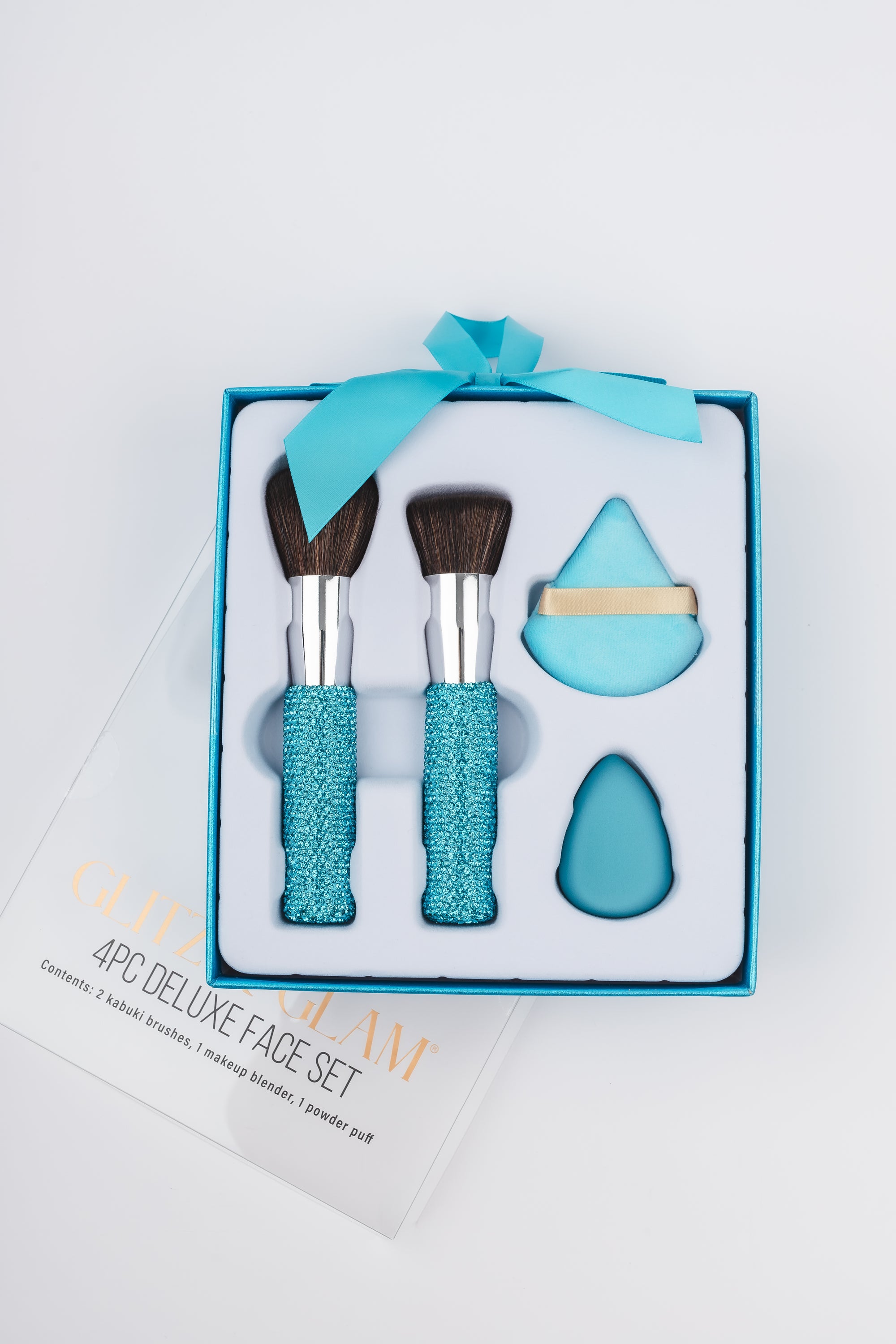 Aquamarine Glitz & Glam |4pc Deluxe Face Set | GG18751