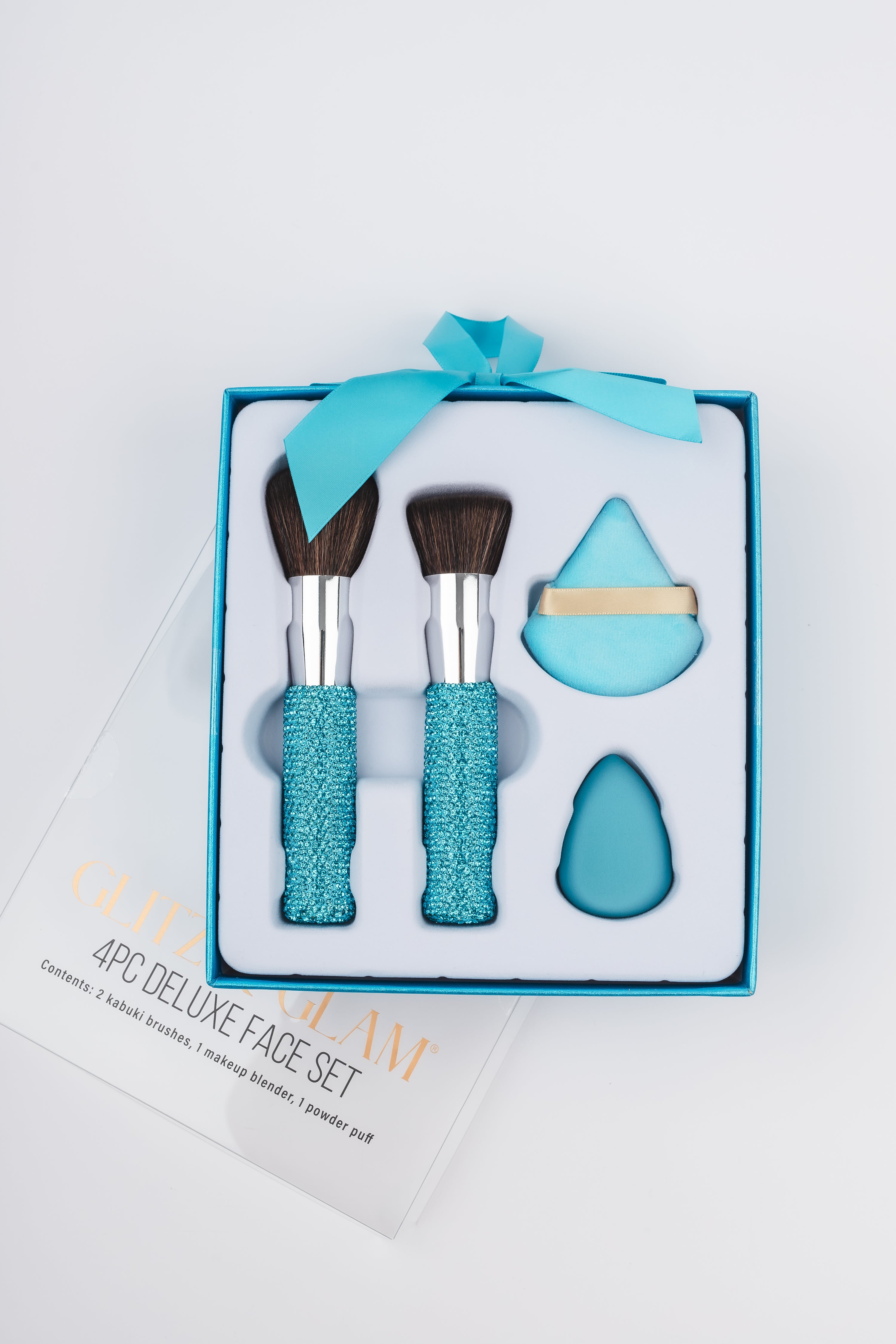 Aquamarine Glitz & Glam |4pc Deluxe Face Set | GG18751