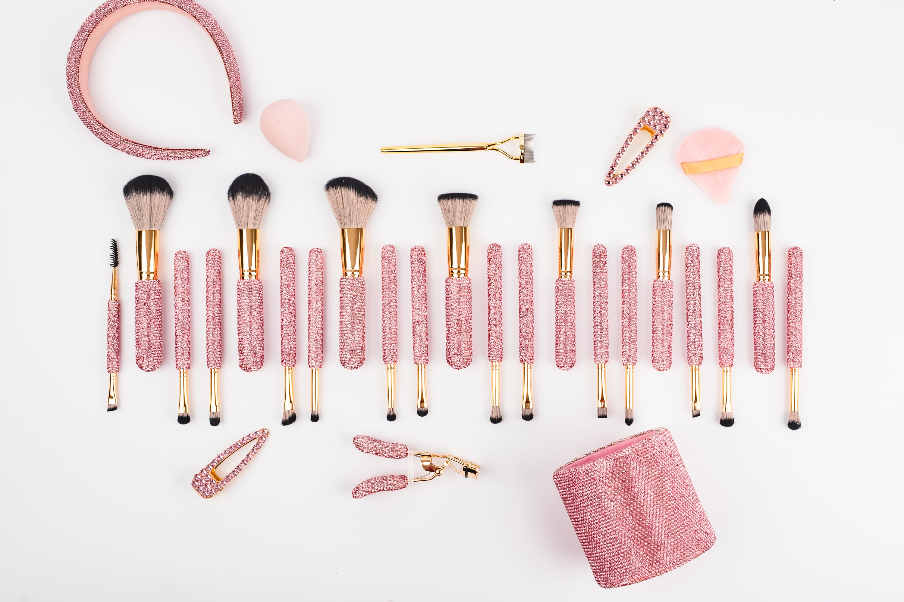 Pink Glitz & Glam | 29pc Essentials Collection Brush Set | MU9685
