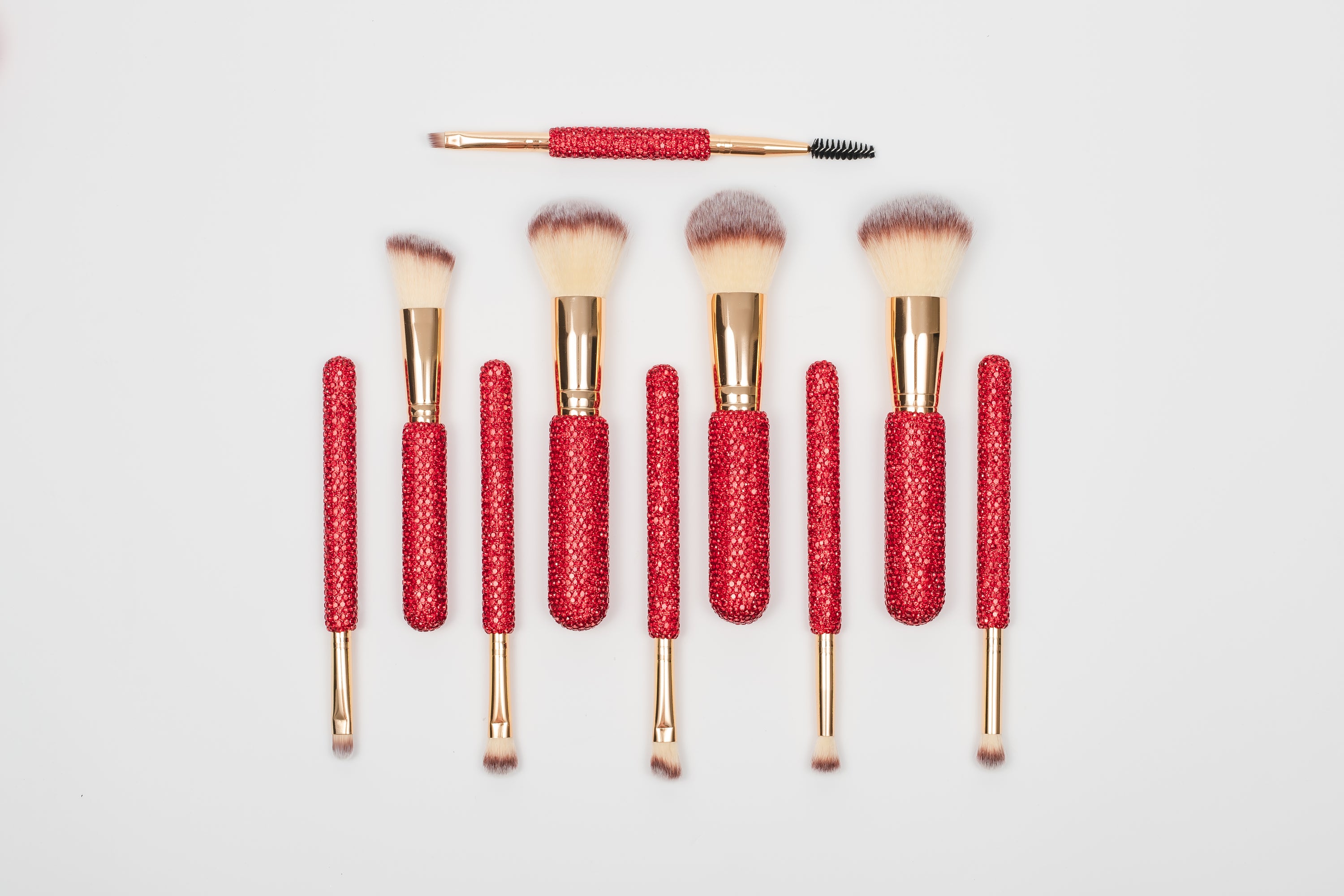 PRE ORDER | RED BLING Glitz & Glam | 13pc Makeup Brush Set | GG4868